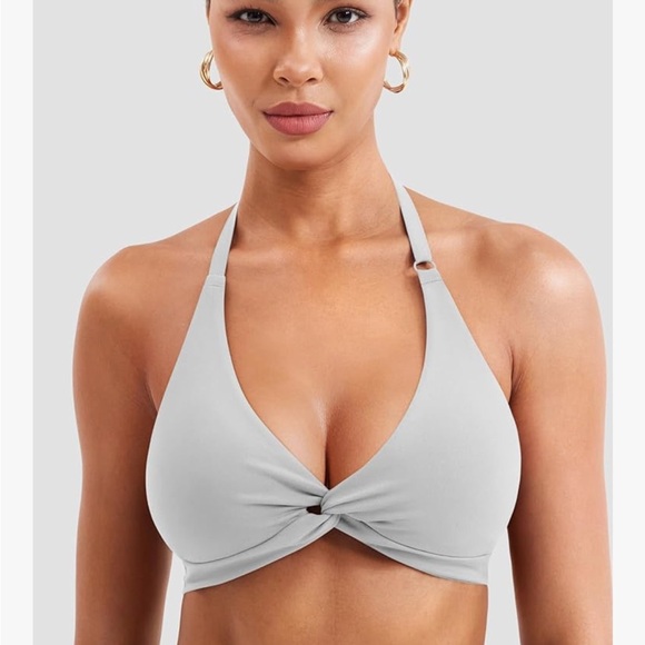 Yeoreo Gray Halter sports bra - Picture 1 of 6